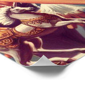  Flamenco Vrouw Poster (Hoek)