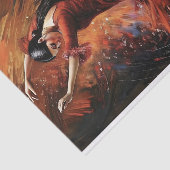 Flamenco Vuur Decoupage Tissuepapier (Detail)