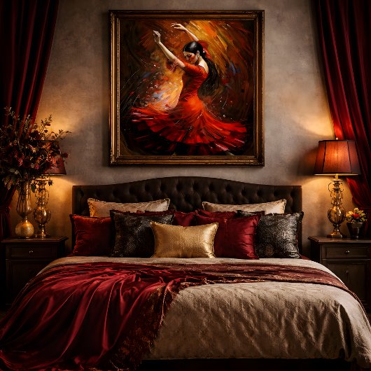 Flamenco Vuur Decoupage Tissuepapier