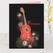 Flamenco - Wenskaart Kaart (Gele Bloem)
