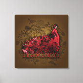 Flamenco - Wrapped Canvas Afdruk (Voorkant)