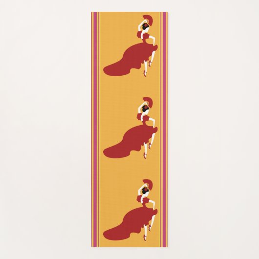 Flamenco Yoga Mat (Voorkant)
