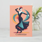 Flamencodanser Thunder_Cove Kaart (Staand voorkant)