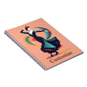 Flamencodanser Thunder_Cove Notitieboek (Rechterzijde)