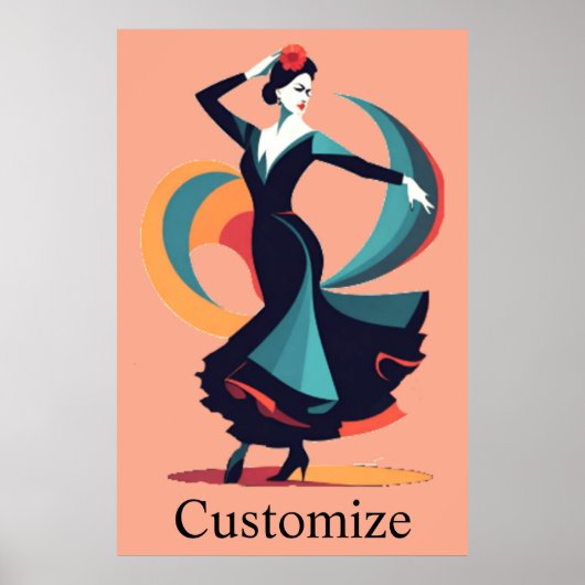 Flamencodanser Thunder_Cove Poster (Voorkant)