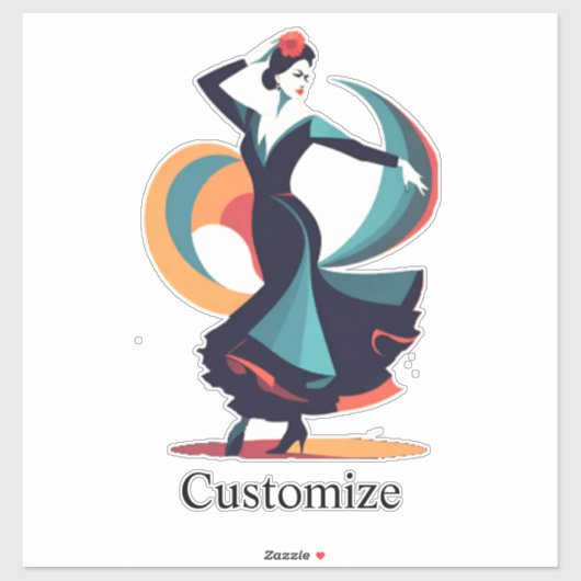 Flamencodanser Thunder_Cove Sticker (Vel)