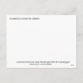 FLAMENCODANSERES #3 FEESTDAGENKAART (Achterkant)