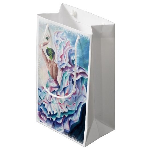 FLAMENCODANSERES KLEIN CADEAUZAKJE (Voorkant Gekanteld)