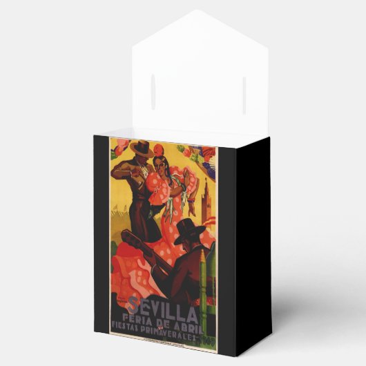  flamencodansers Spaans Bedankdoosjes (Geopend)