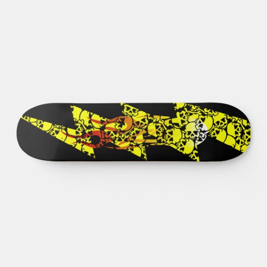 flamende bouten skateboard (Horizontaal)