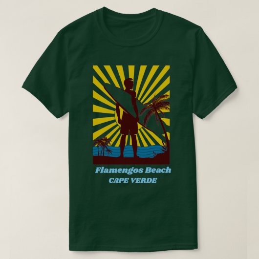 Flamengos Beach voor mensen die van vakantie op he T-shirt (Design voorkant)