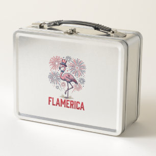 Flamerika Flamingo Patriottisch Vintage T-shirt On