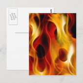 Flames Briefkaart (Voorkant / Achterkant)