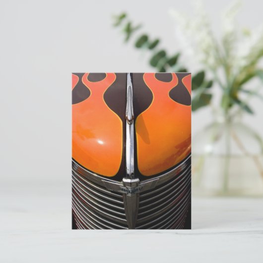 Flames Briefkaart (Staand voorkant)