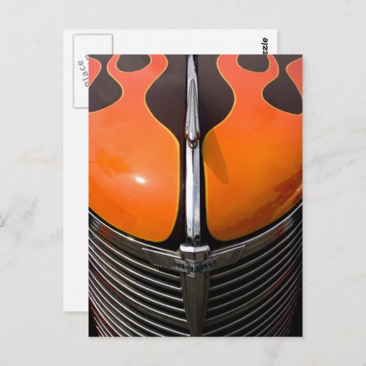 Flames Briefkaart (Voorkant / Achterkant)