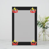 Flames Briefpapier (Staand voorkant)