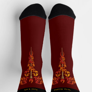 Flames Caduceus Socks Sokken