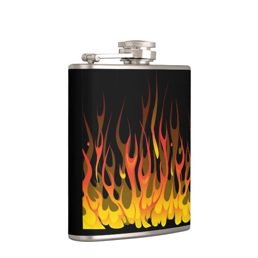 Flames Flask Heupfles (Rechts)