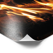 Flames Foto Afdruk (Hoek)