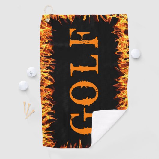 Flames Golfhanddoek (Insitu)