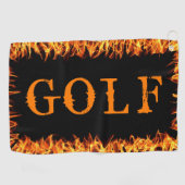 Flames Golfhanddoek (Horizontaal)