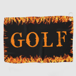 Flames Golfhanddoek