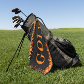 Flames Golfhanddoek (Groen)