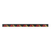Flames Graphic Ribbon Satijnen Lint (Voorkant)