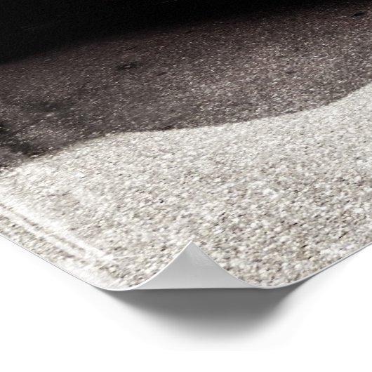 Flames Hot Rod Poster (Hoek)