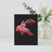 Flames in de duisternis briefkaart (Staand voorkant)