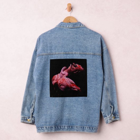 Flames in de duisternis denim jacket (Hangar)