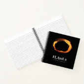 FLAMES-laptop Notitieboek (Binnen)
