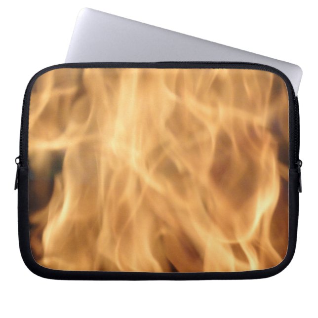 Flames Laptop Sleeve (Voorkant)