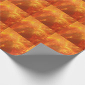 Flames Leap As Raging Fire Burns Out Of Control  Cadeaupapier (Hoek)