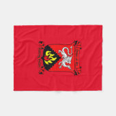 Flames Lodge Blanket Fleece Deken (Voorkant (Horizontaal))