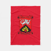 Flames Lodge Blanket Fleece Deken (Voorkant)