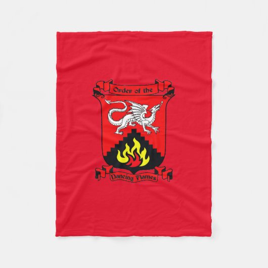 Flames Lodge Blanket Fleece Deken (Voorkant)
