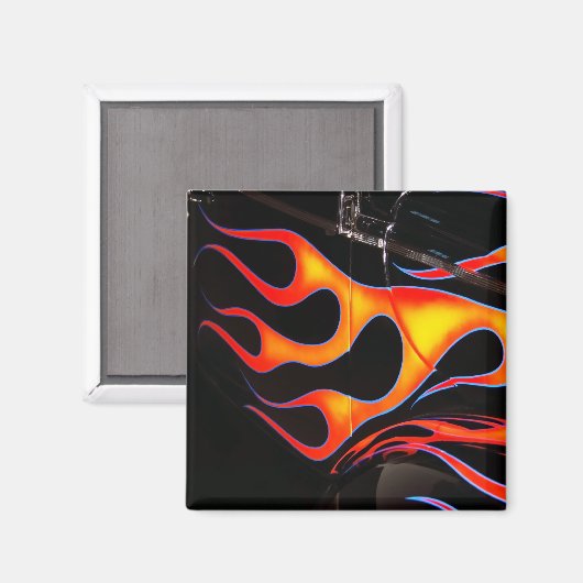 Flames Magneet (Voorkant / Achterkant)