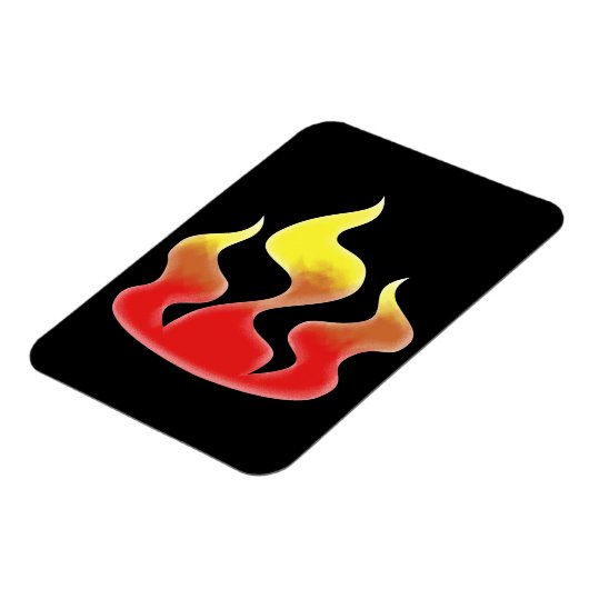 Flames Magneet (Linkerzijde)