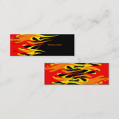 Flames Mini Visitekaartje (Voorkant / Achterkant)