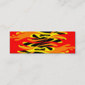 Flames Mini Visitekaartje (Achterkant)
