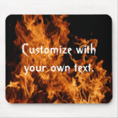 Flames Mousepad Muismat (Voorkant)
