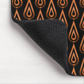 Flames Mousepad, Oranje flikkering Muismat (Hoek)