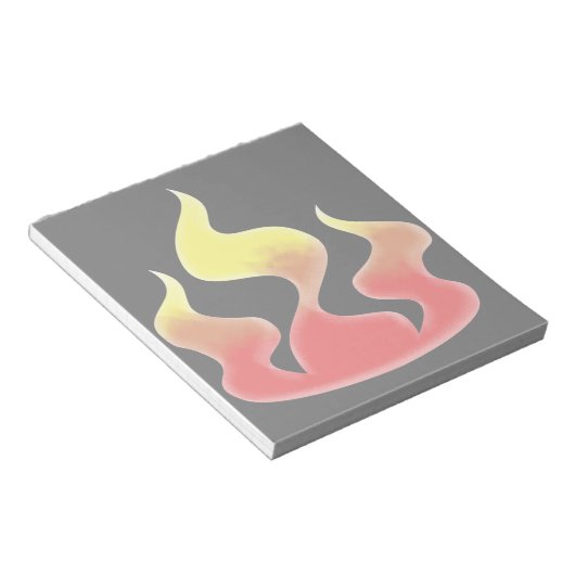 Flames Notitieblok (Schuin)