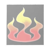 Flames Notitieblok (Voorkant)