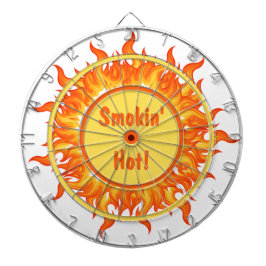 Flames of Fire Personalized Dartbord