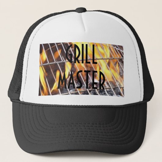 Flames op een Grill, GRILLMASTER Trucker Pet (Voorkant)