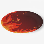 Flames Papieren Bordje (Gekanteld)