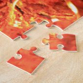 Flames Puzzle/Jigzaag Legpuzzel (Zijkant)