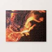 Flames Puzzle/Jigzaag Legpuzzel (Horizontaal)